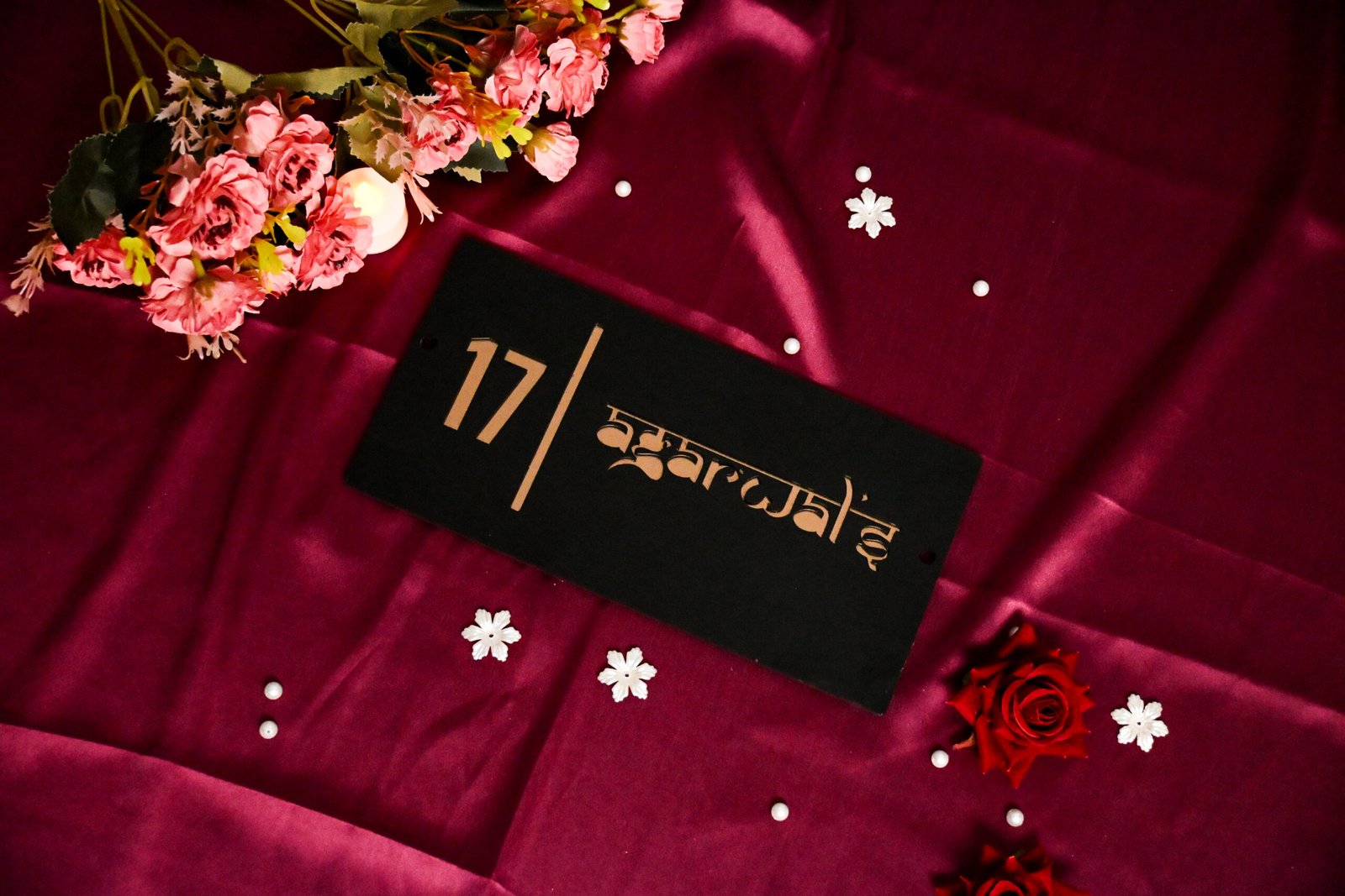 House Name Plate White - Image 2