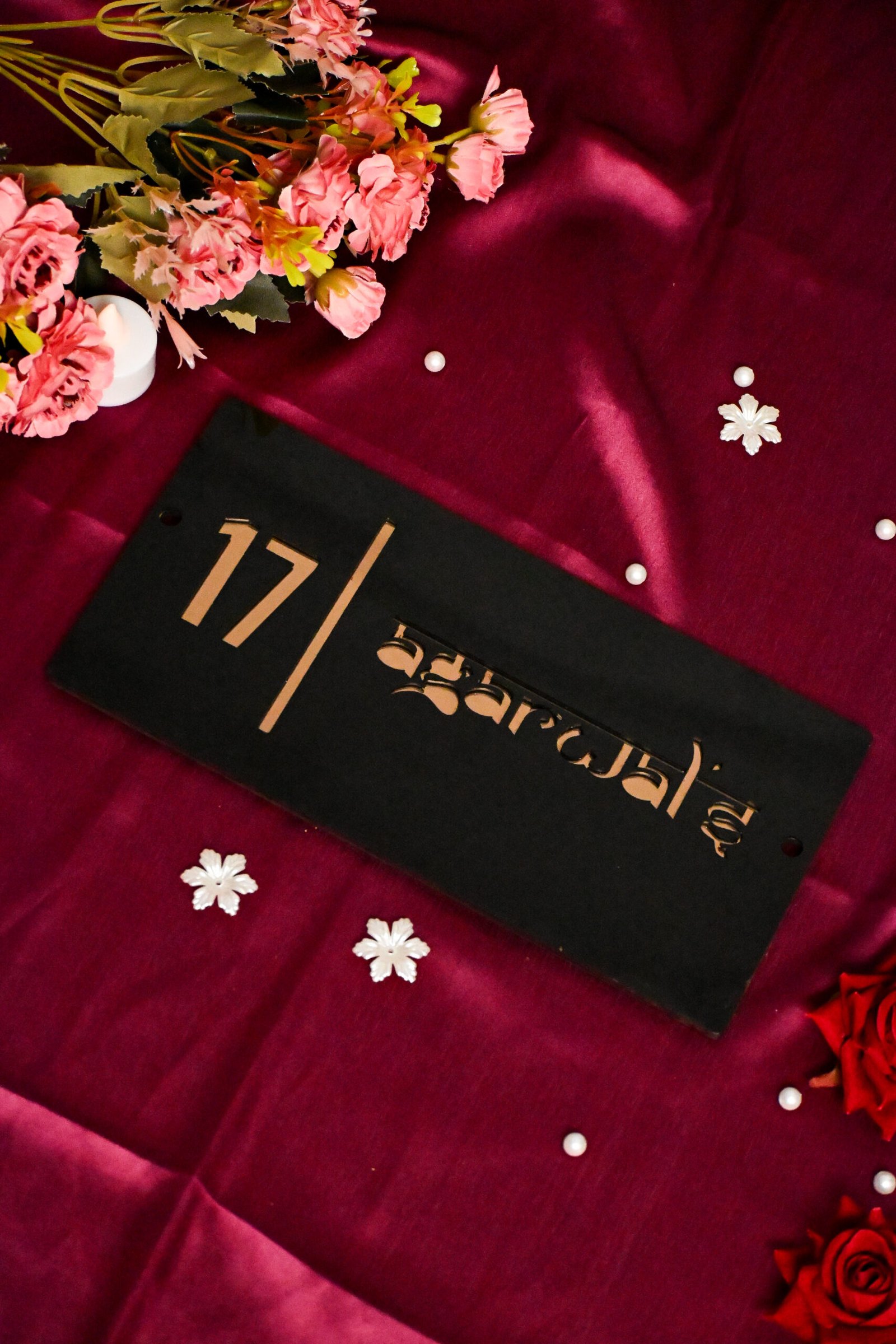 House Name Plate White - Image 3